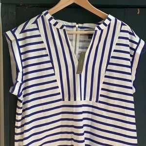 Jcrew dress - Blue and white striped